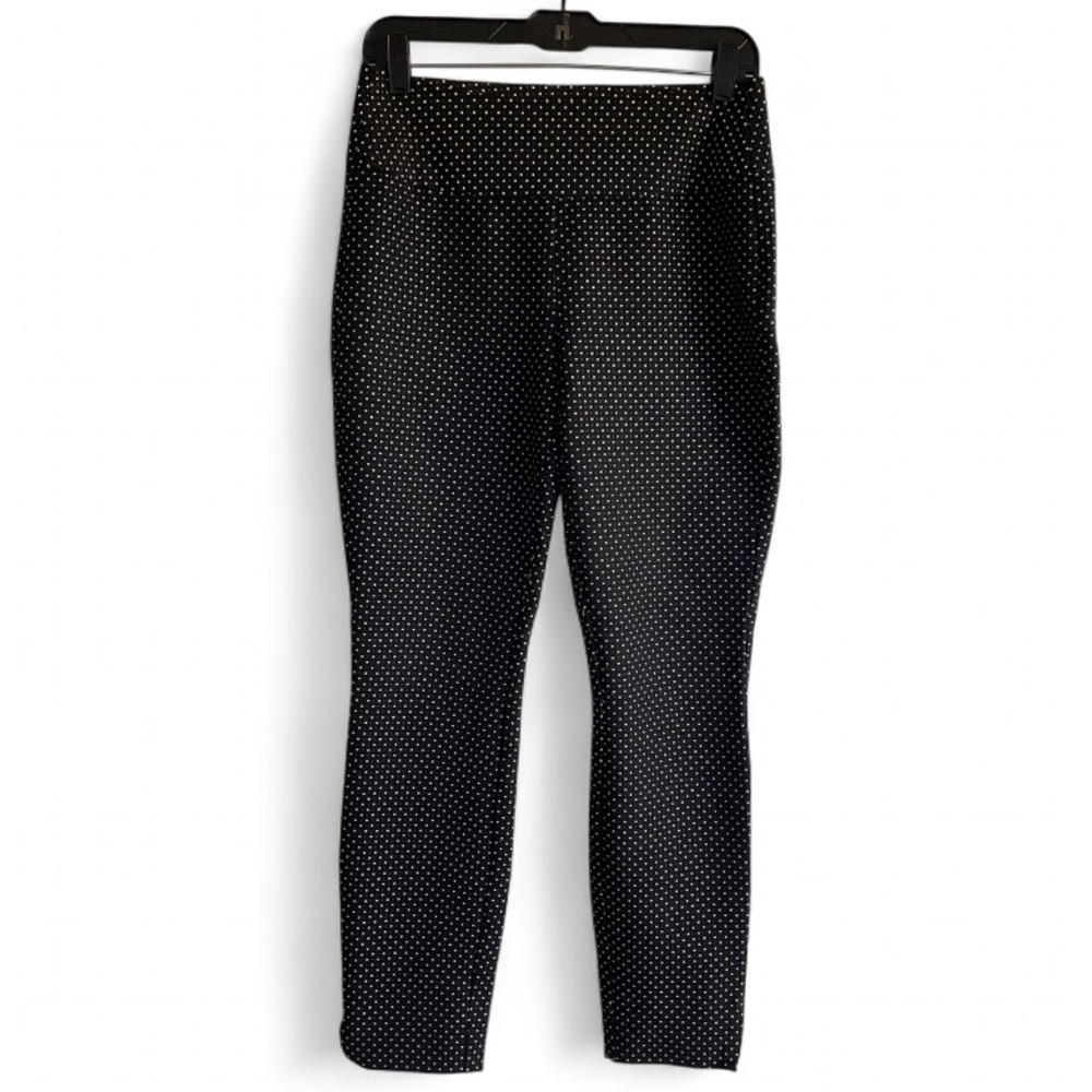 CAbi #5175 Seaside Polka Dot Black Skinny Pants Size 2